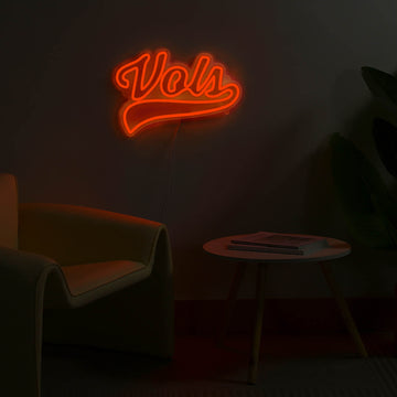 Tennessee Vols Logo LED Neon Sign - Standard (15" x 10.28") - Saturday Neon