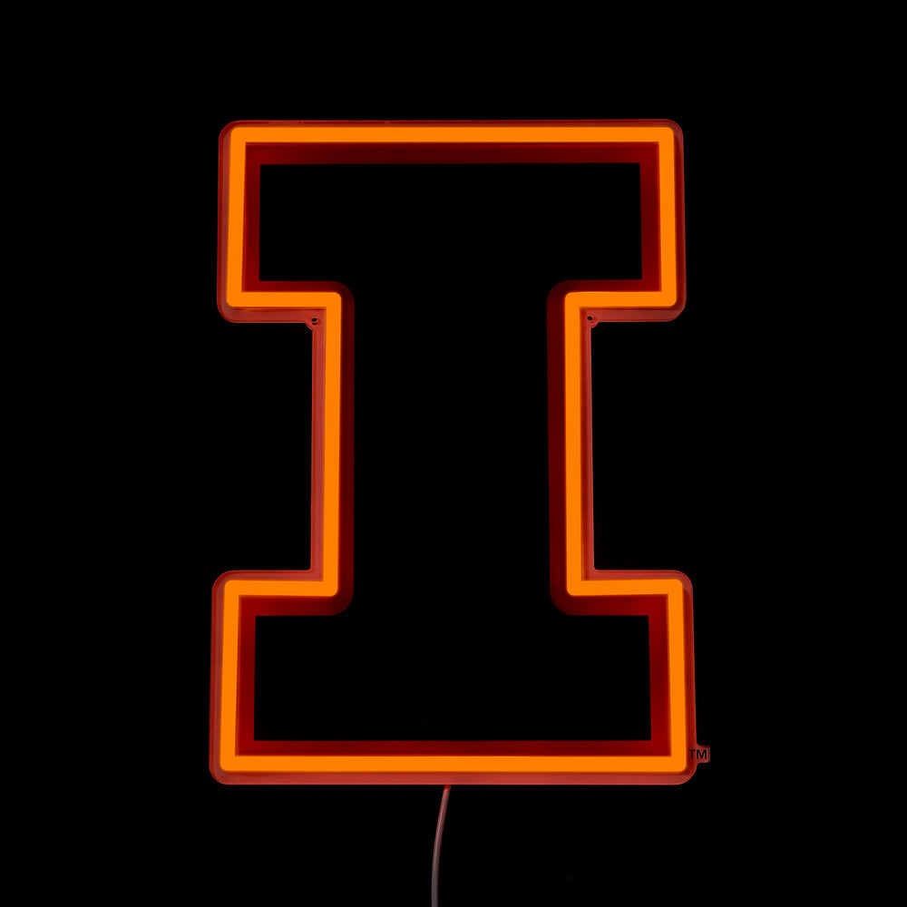 Illinois Fighting Illini LED Neon Sign - Saturday Neon