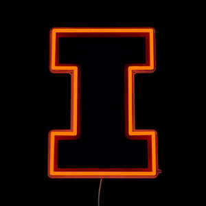 Illinois Fighting Illini LED Neon Sign - Saturday Neon