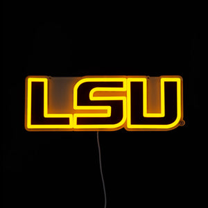 LSU Tigers LED Neon Sign - Saturday Neon