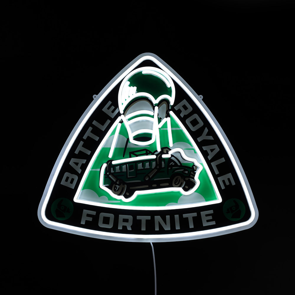 Fortnite Battle Bus LED Neon Sign - Saturday Neon