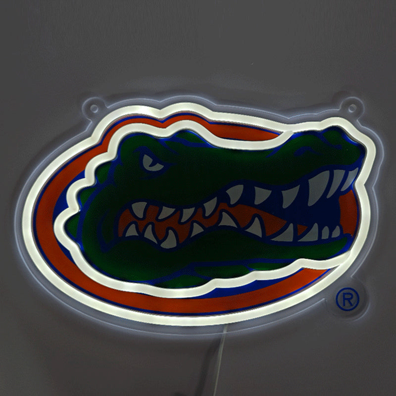 Florida Gators Logo LED Neon Sign