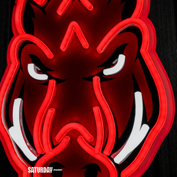 Arkansas Razorbacks LED Neon Sign - 10.15" x 15"