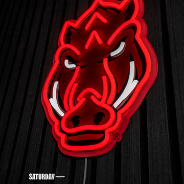 Arkansas Razorbacks LED Neon Sign - 10.15" x 15"