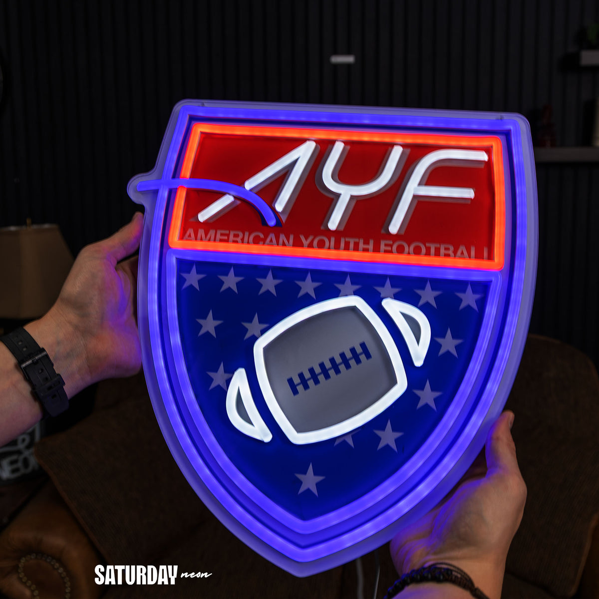 American Youth Football LED Neon Sign