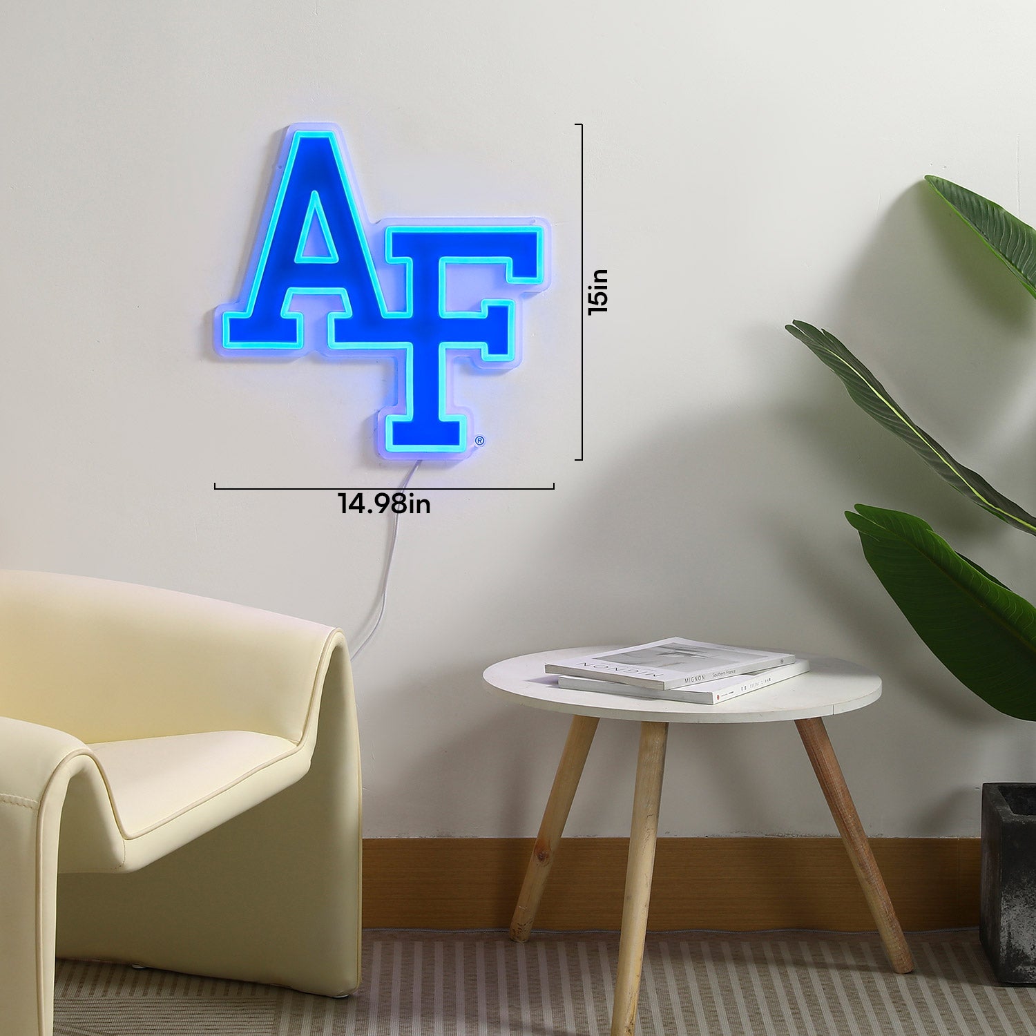 Air Force Falcons LED Neon Sign - Saturday Neon