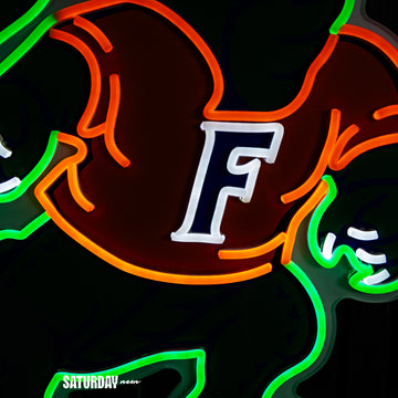 Florida Gators Albert Mascot LED Neon Sign - 24" x 23.10"