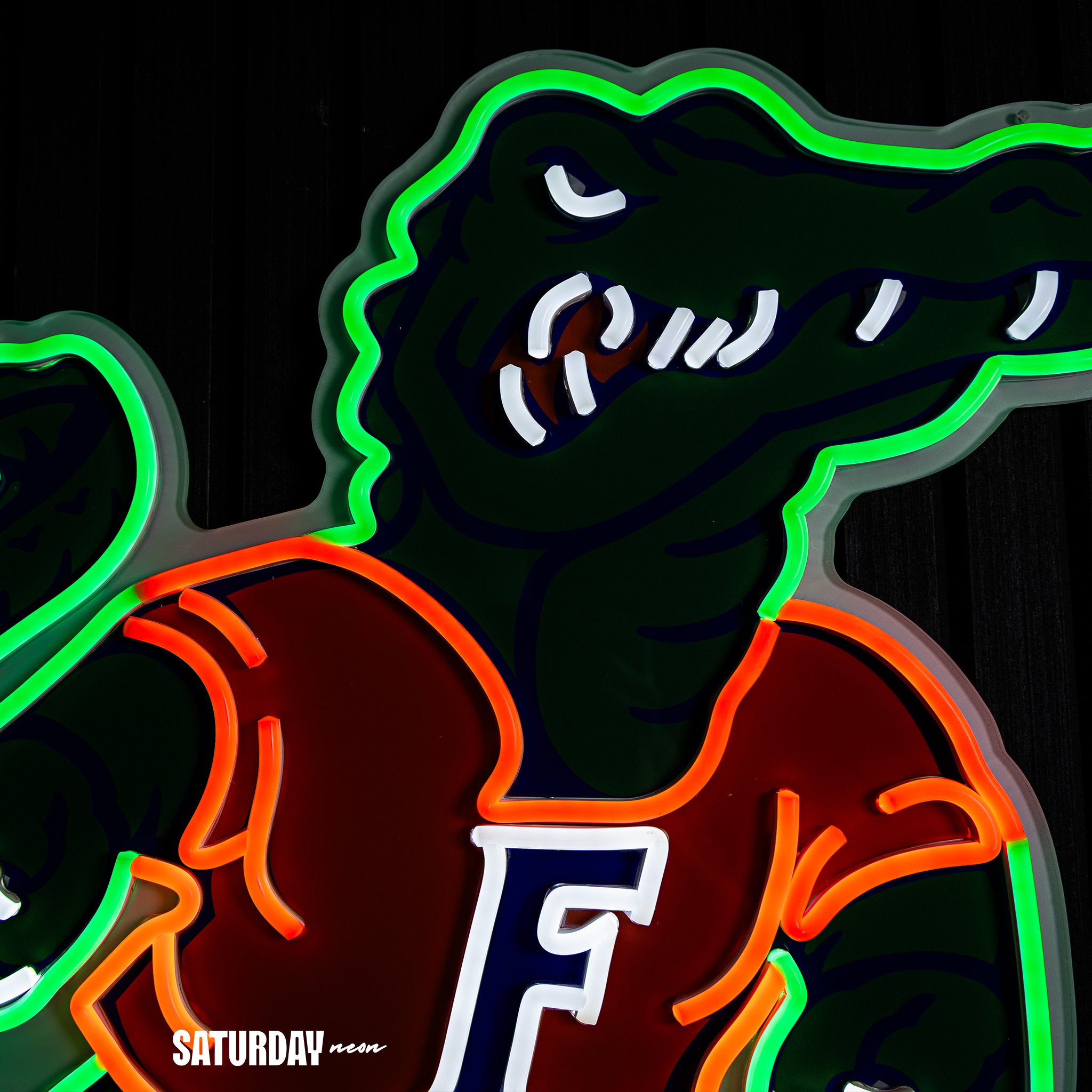 Florida Gators Albert Mascot LED Neon Sign - 24" x 23.10"