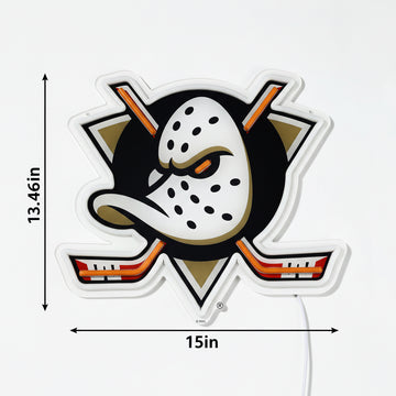 Anaheim Ducks LED Neon Sign - Saturday Neon