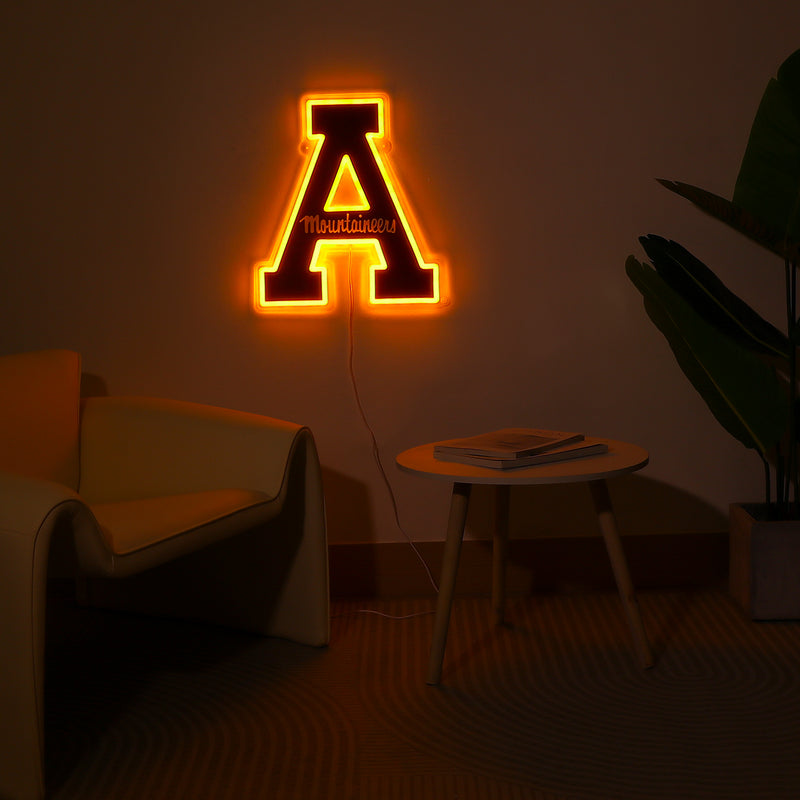 App State Mountaineers LED Neon Sign - Saturday Neon