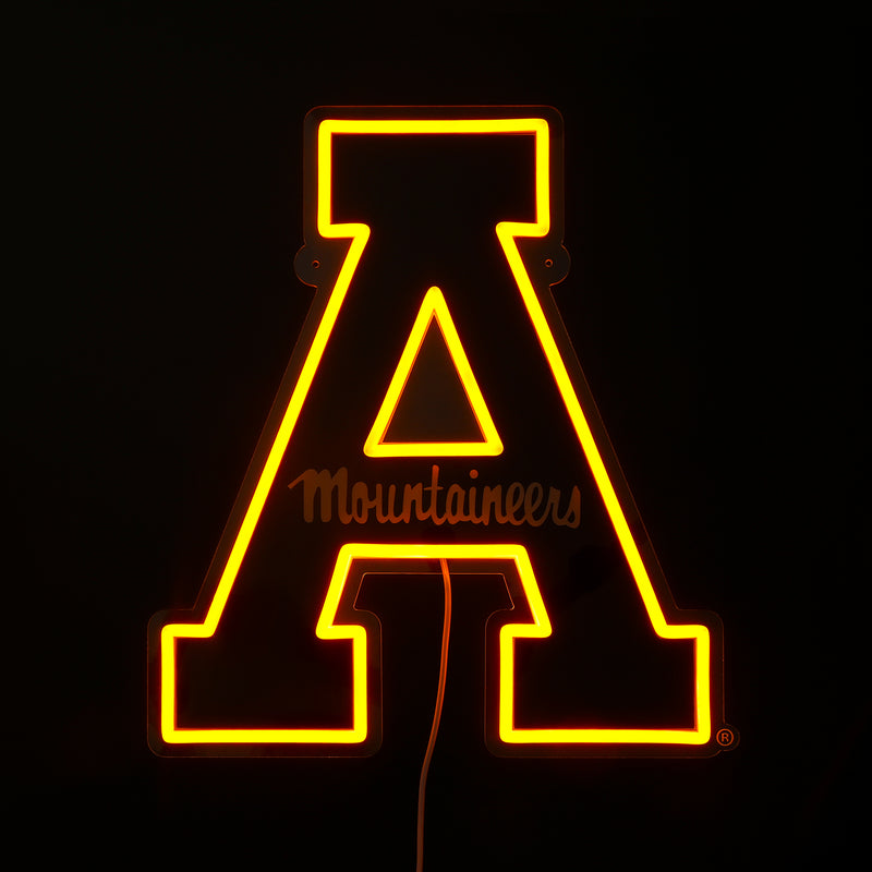 App State Mountaineers LED Neon Sign - Saturday Neon