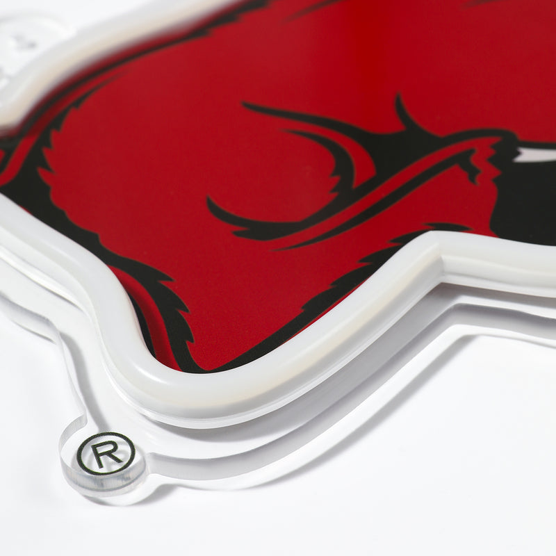 Arkansas Razorbacks Logo LED Neon Sign - Saturday Neon
