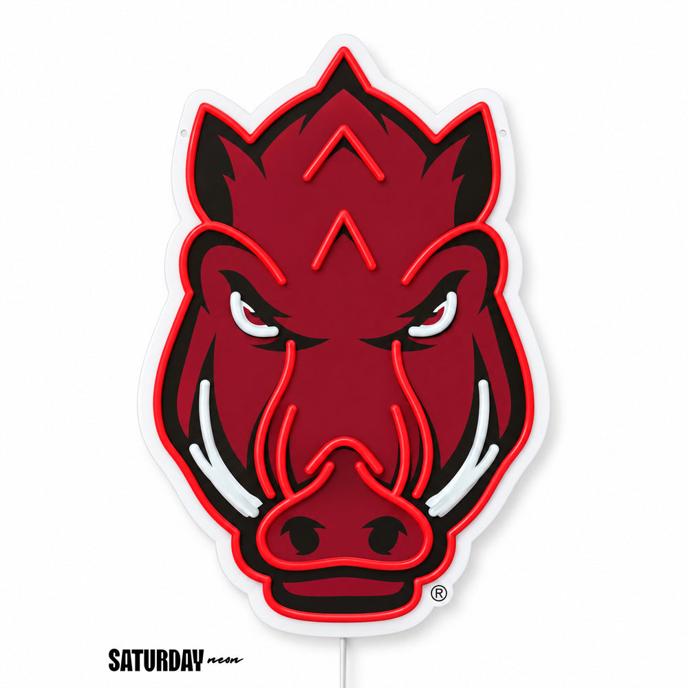 Arkansas Razorbacks LED Neon Sign - 10.15" x 15"