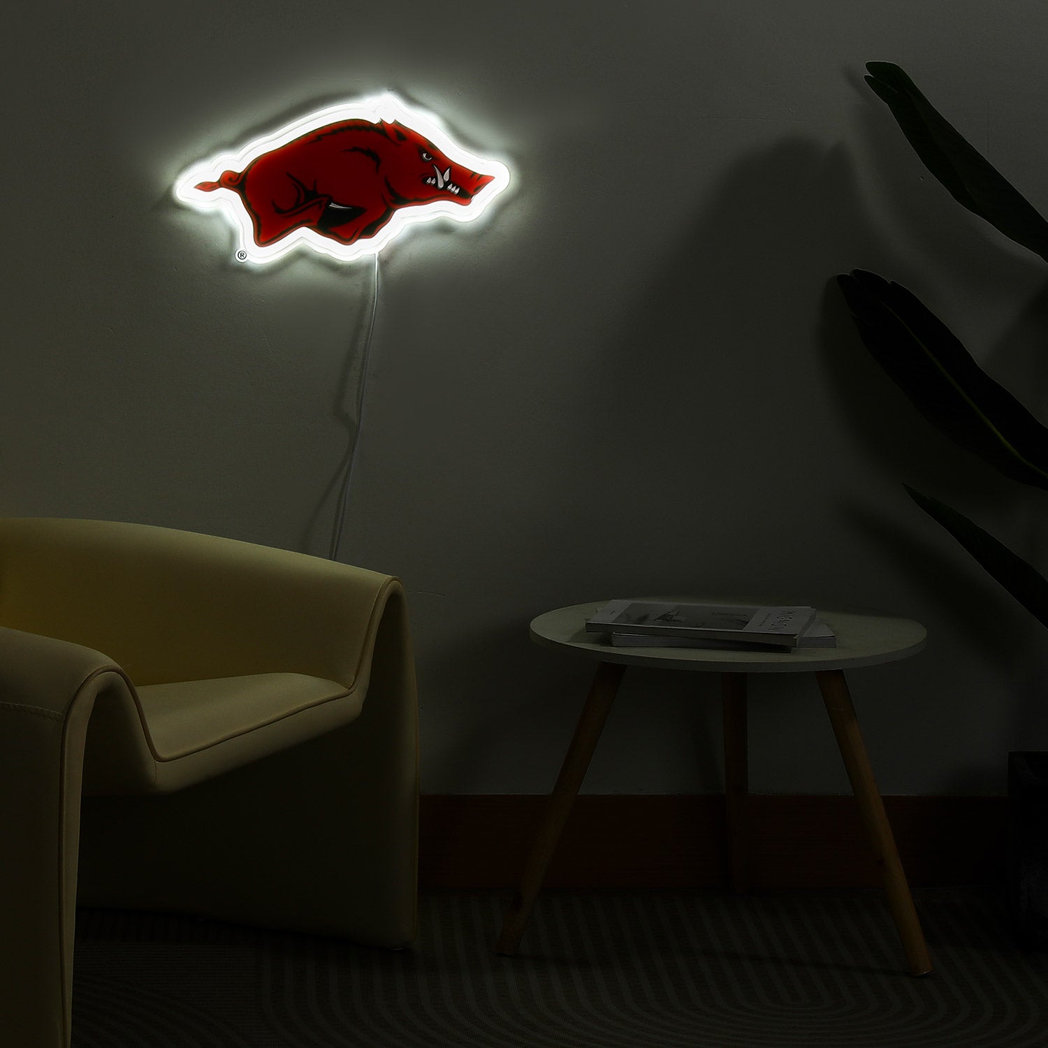 Arkansas Razorbacks Logo LED Neon Sign - Saturday Neon