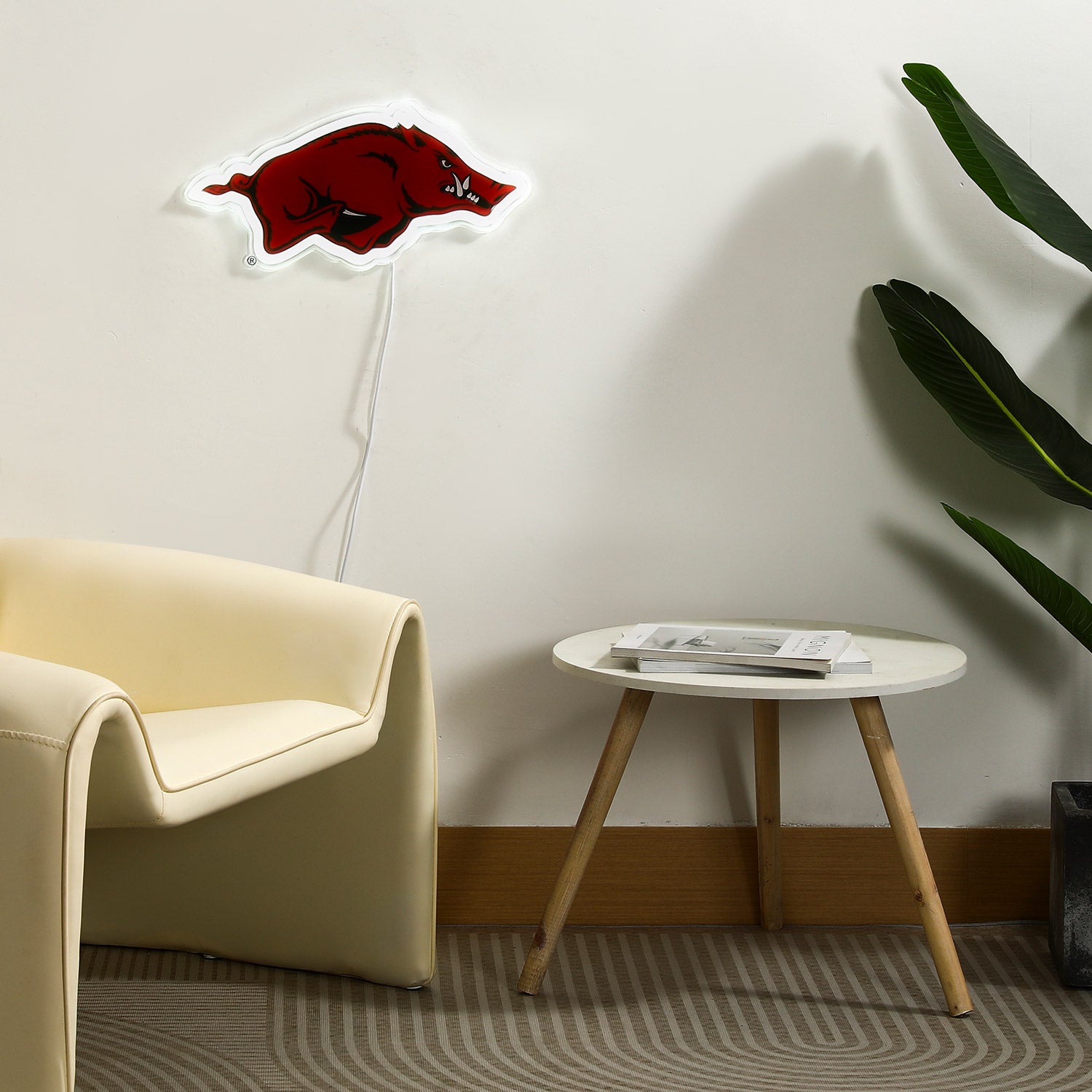 Arkansas Razorbacks Logo LED Neon Sign - Saturday Neon