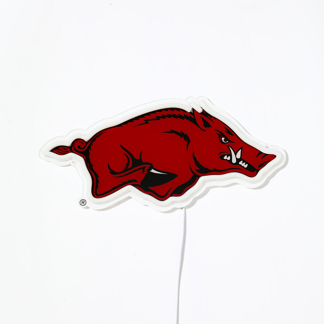 Arkansas Razorbacks Logo LED Neon Sign - Saturday Neon
