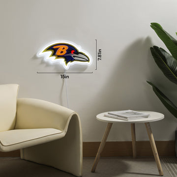 Baltimore Ravens LED Neon Sign - Saturday Neon