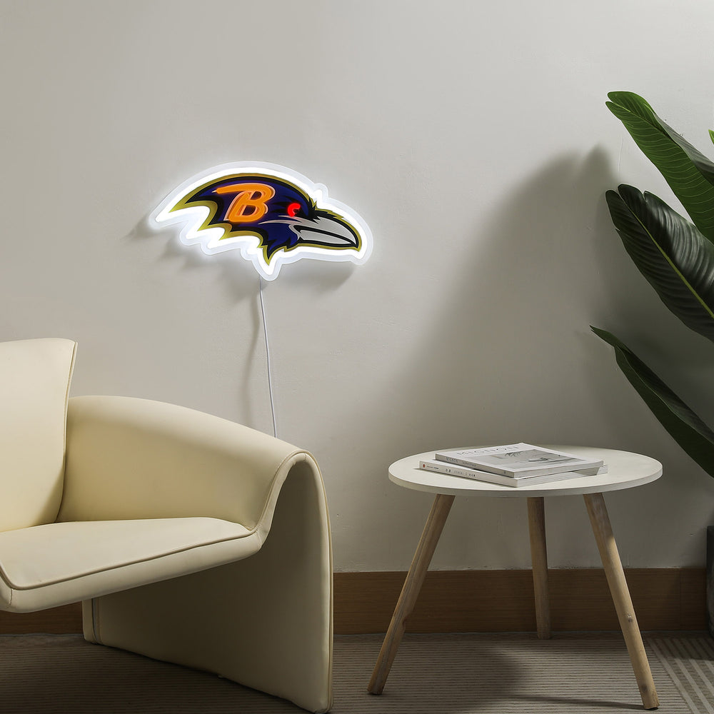 Baltimore Ravens LED Neon Sign - Saturday Neon