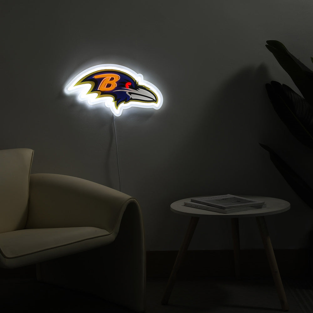 Baltimore Ravens LED Neon Sign - Saturday Neon