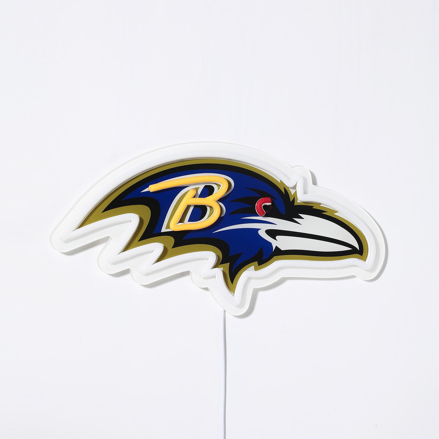 Baltimore Ravens LED Neon Sign - Saturday Neon