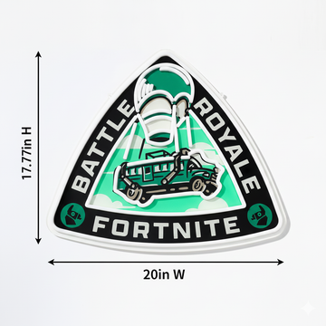 Fortnite Battle Bus LED Neon Sign - Saturday Neon