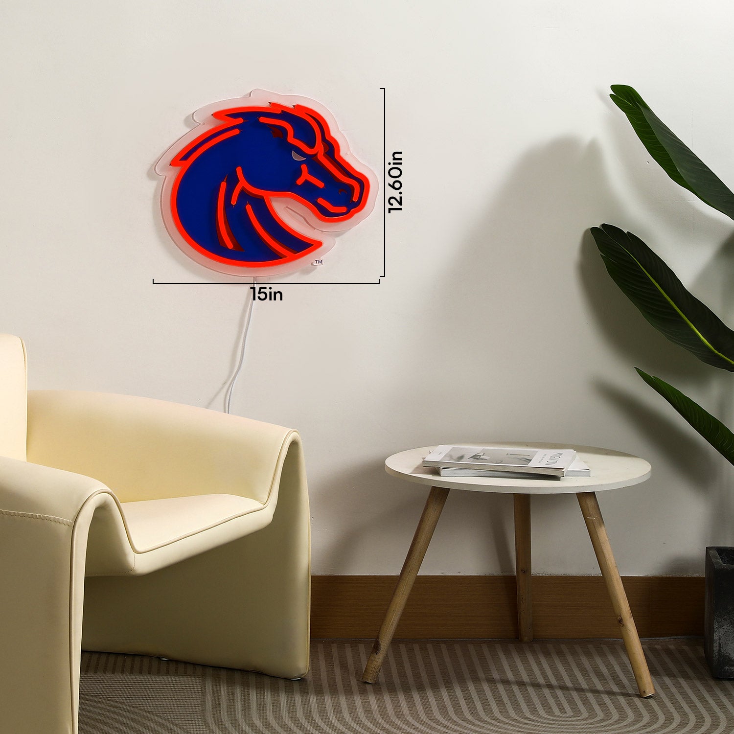Boise State Broncos LED Neon Sign - Saturday Neon