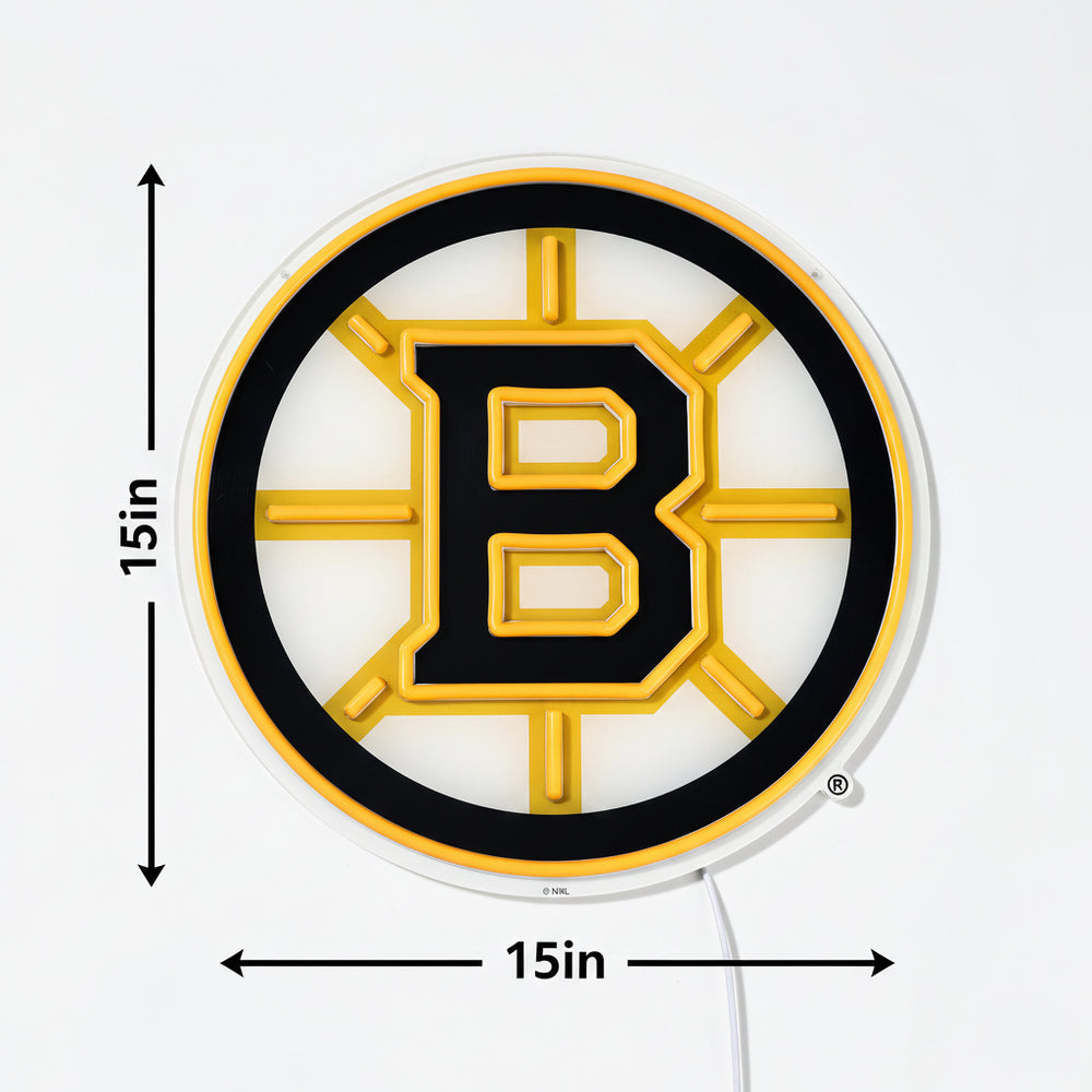 Boston Bruins LED Neon Sign - Saturday Neon