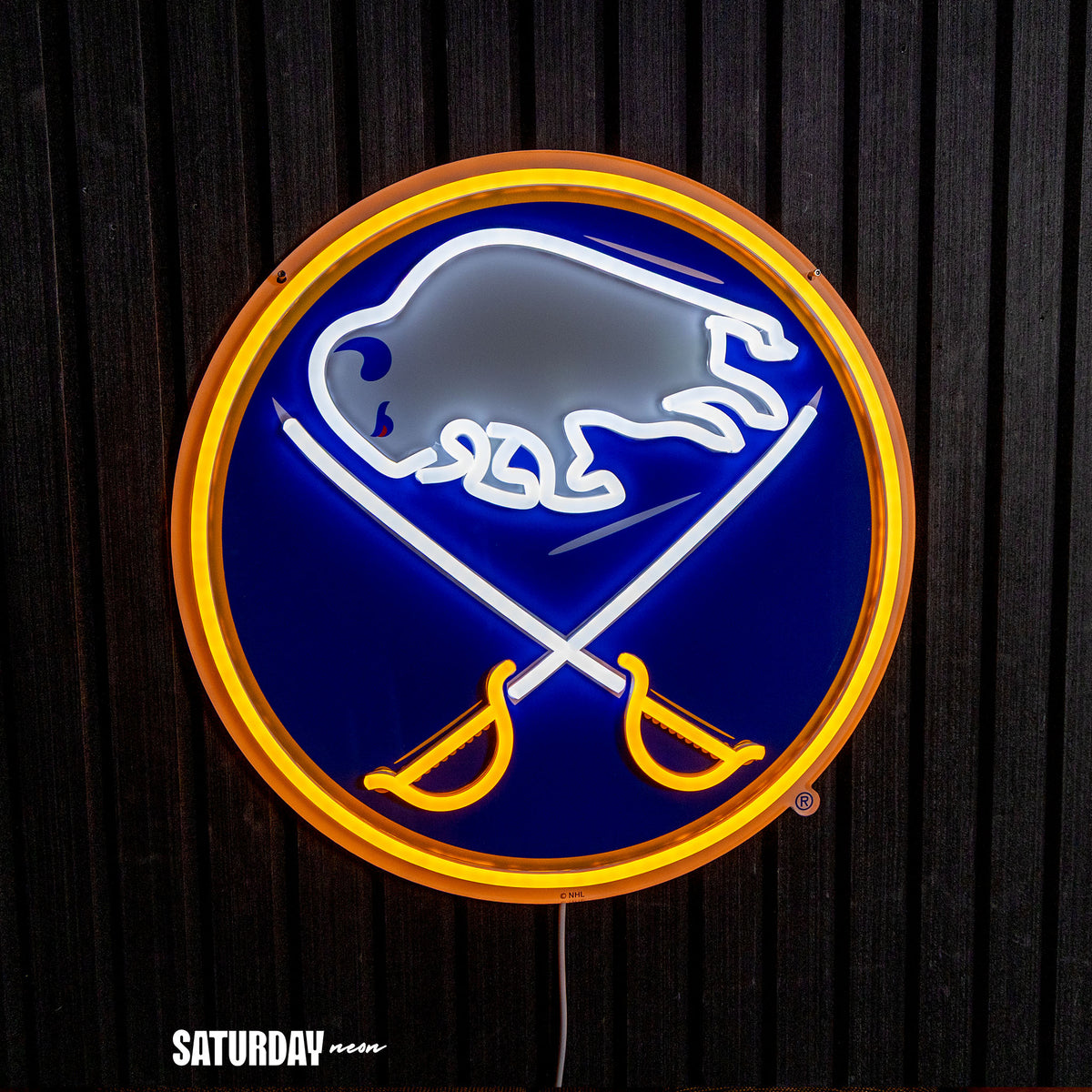 Buffalo Sabres LED Neon Sign - Saturday Neon