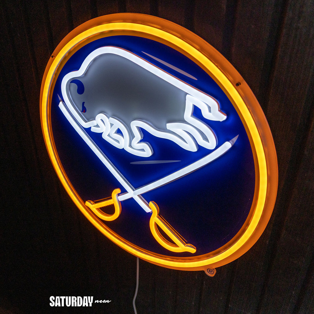 Buffalo Sabres LED Neon Sign - Saturday Neon