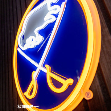Buffalo Sabres LED Neon Sign - Saturday Neon