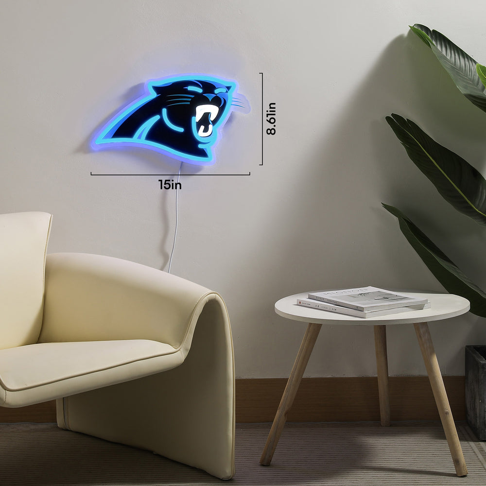 Carolina Panthers LED Neon Sign - Saturday Neon