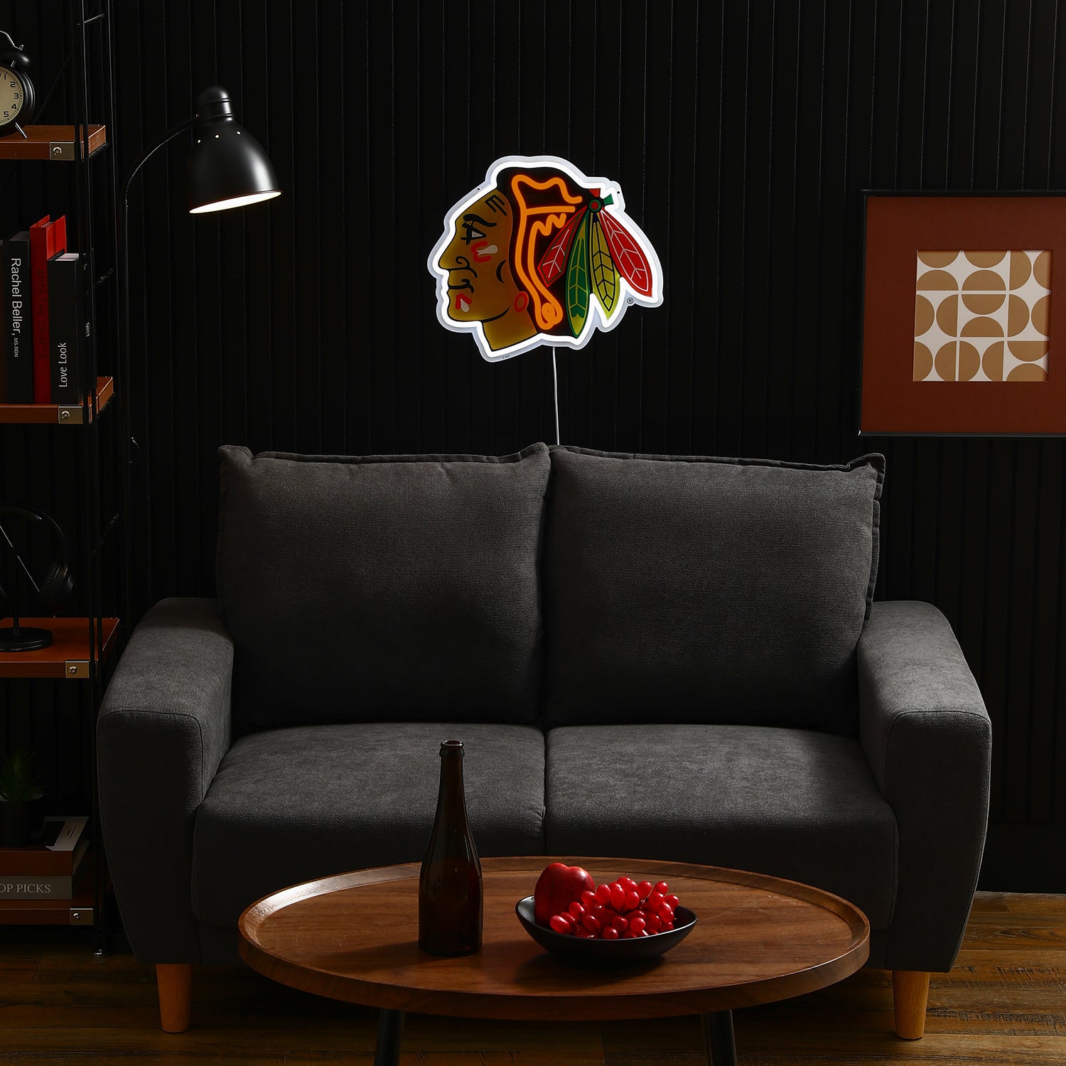 Chicago Blackhawks LED Neon Sign - Saturday Neon