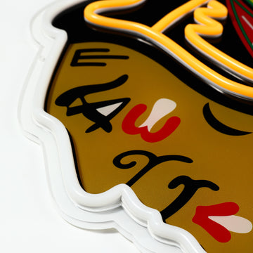 Chicago Blackhawks LED Neon Sign - Saturday Neon
