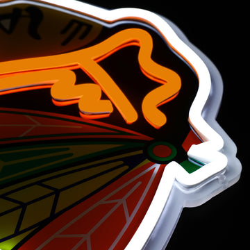 Chicago Blackhawks LED Neon Sign - Saturday Neon