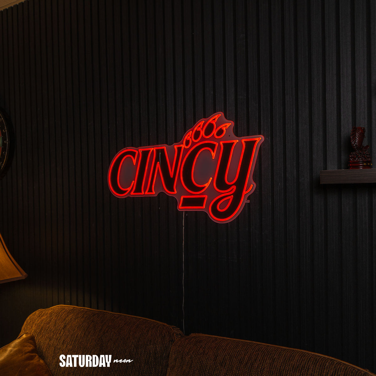 Cincinnati Bearcats Script LED Neon Sign - 28" x 16.23"