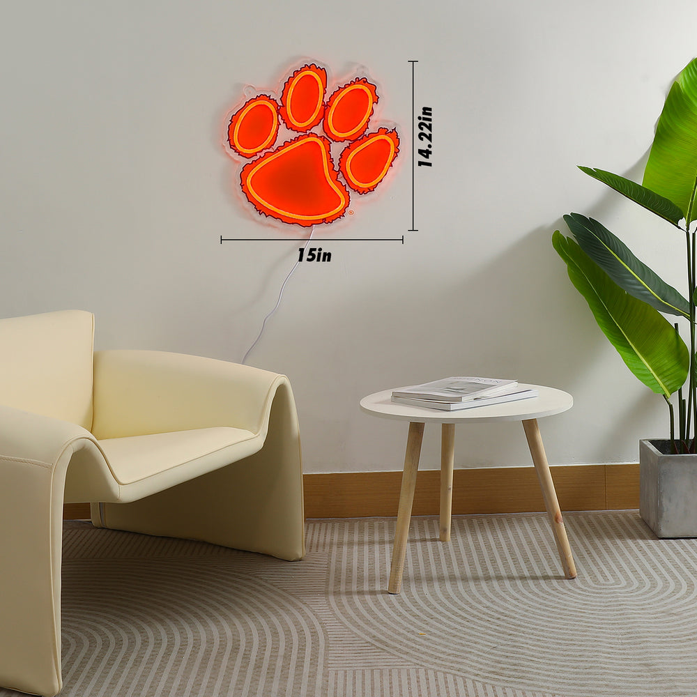 Clemson Tigers LED Neon Sign - Saturday Neon