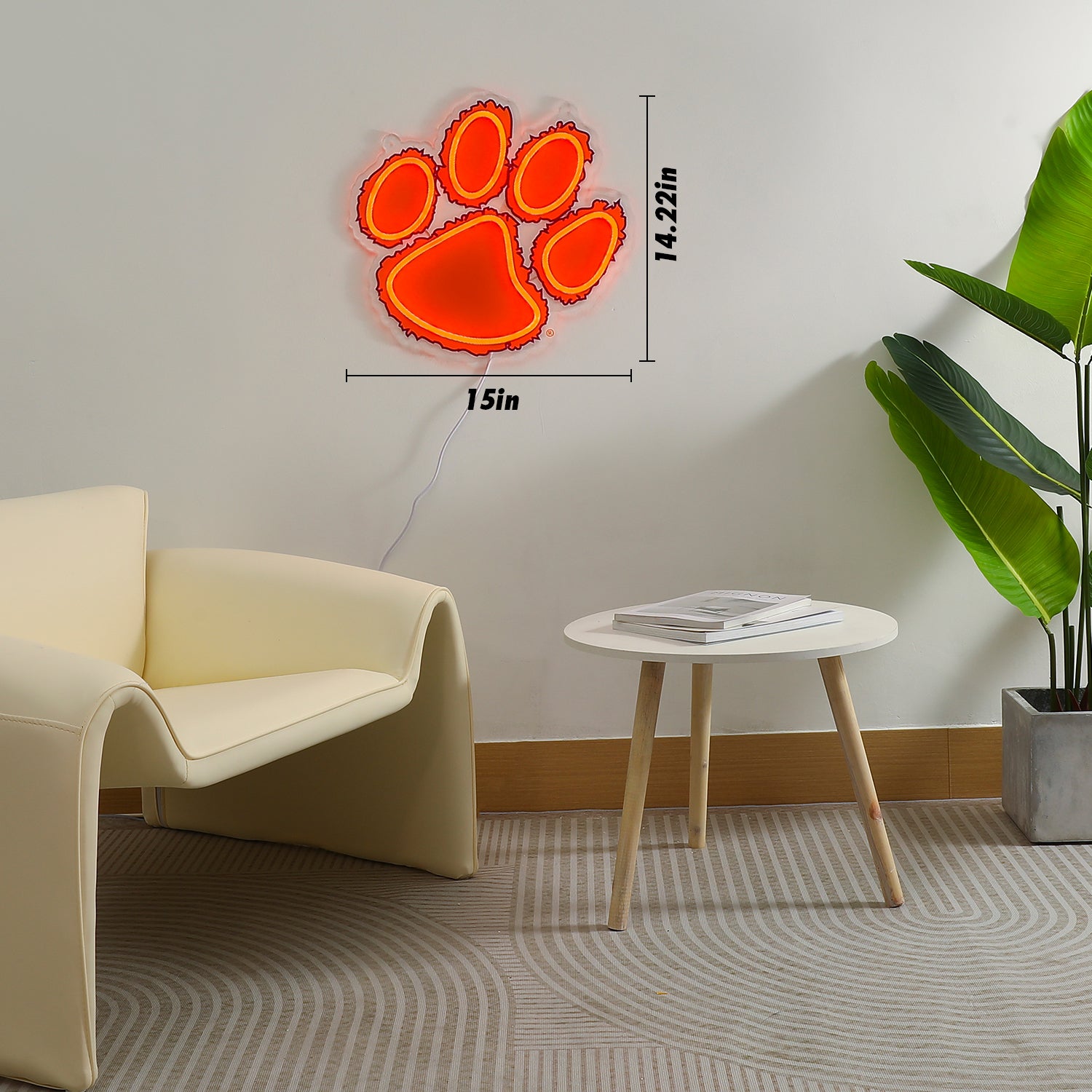 Clemson Tigers LED Neon Sign - Saturday Neon