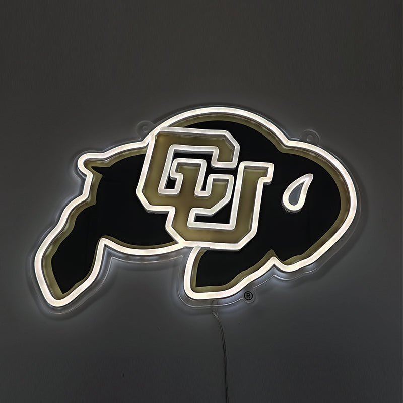 Colorado Buffaloes Logo LED Neon Sign