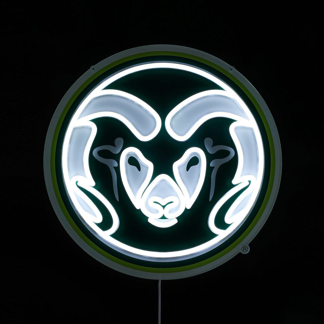 Colorado State Rams logo LED neon sign