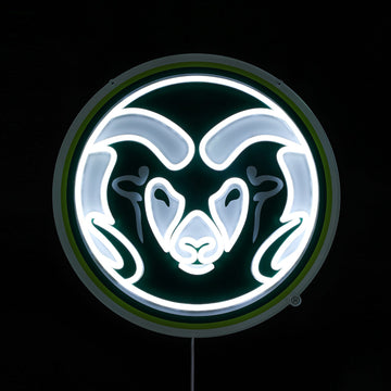 Colorado State Rams logo LED neon sign