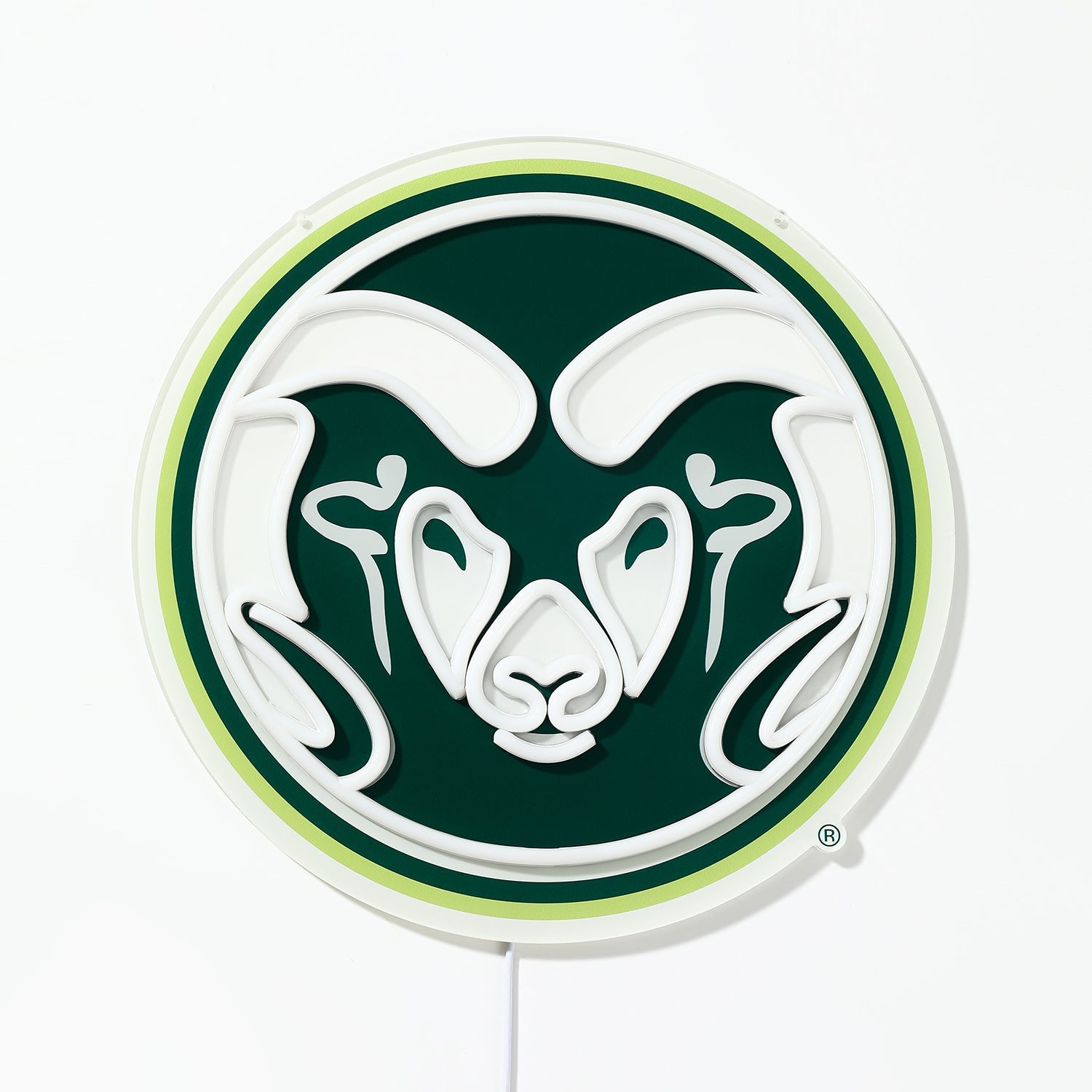 Colorado State Rams logo LED neon sign