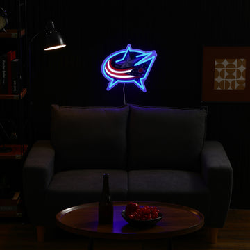 Columbus Blue Jackets LED Neon Sign - Saturday Neon