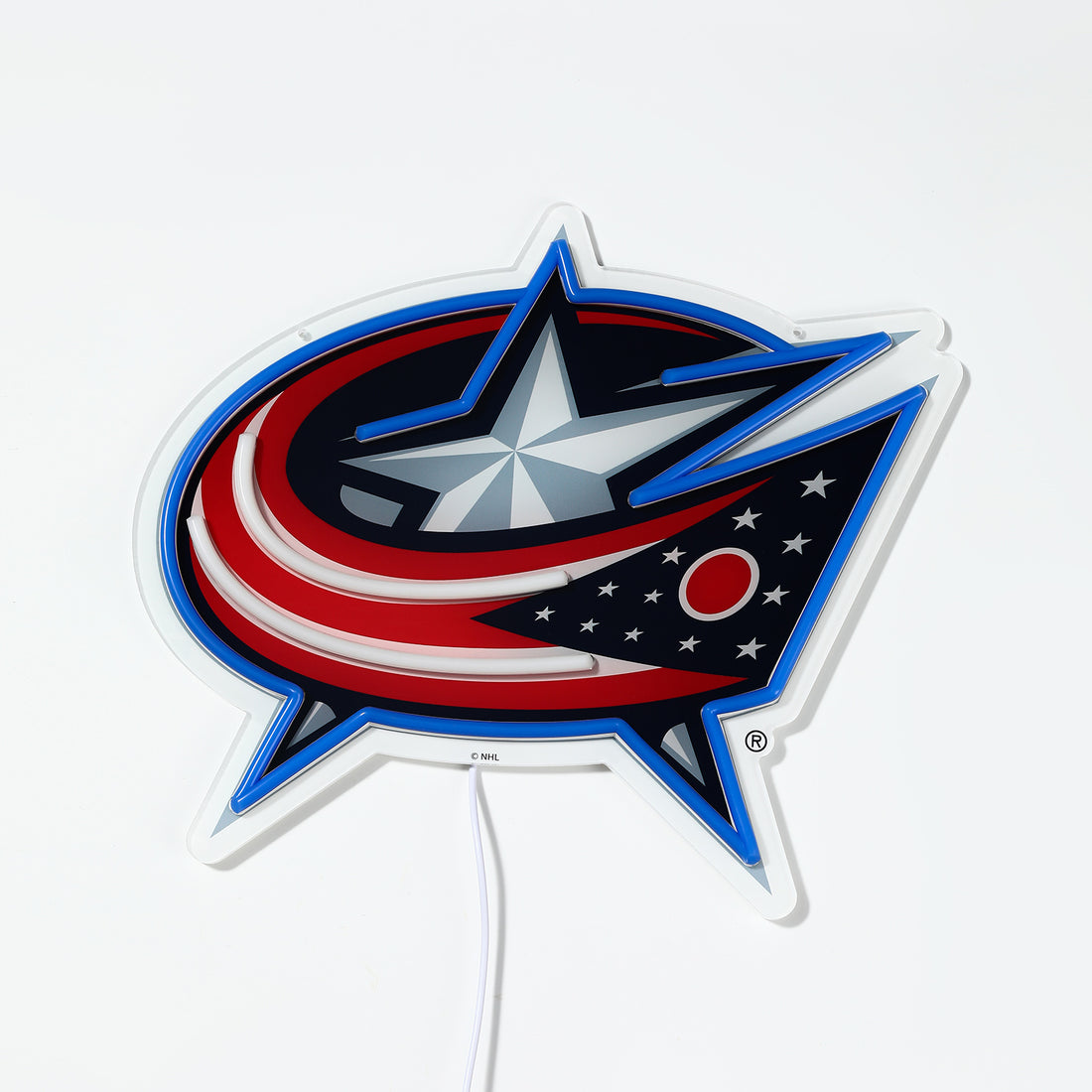 Columbus Blue Jackets LED Neon Sign - Saturday Neon