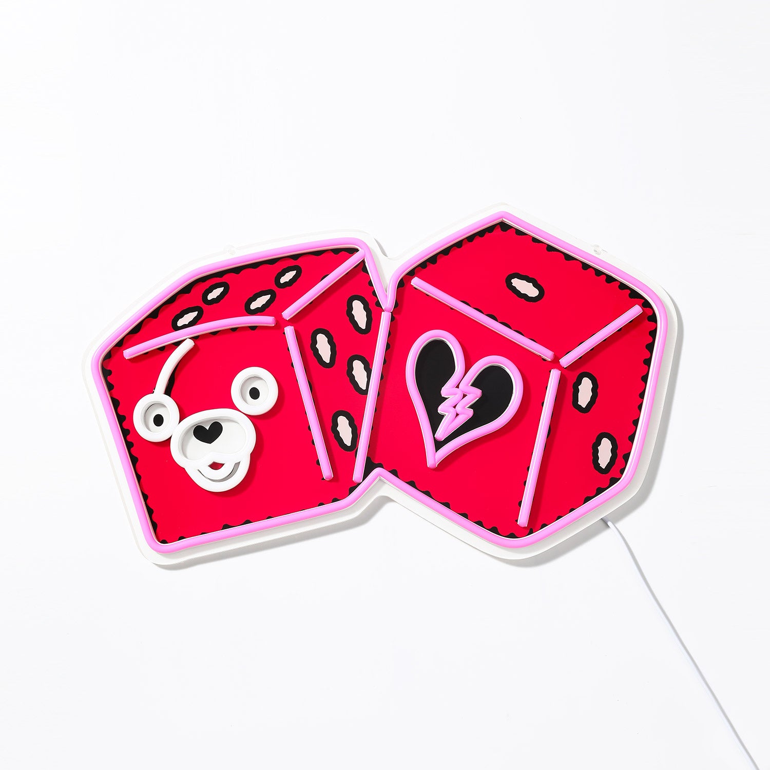 Fortnite Cuddle Team Leader Dice LED Neon Sign - Saturday Neon