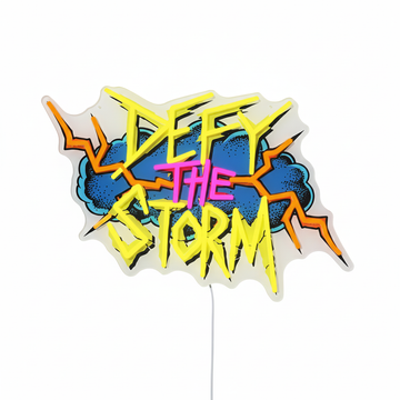 Fortnite Defy The Storm LED Neon Sign - Saturday Neon