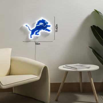 Detroit Lions LED Neon Sign - Saturday Neon