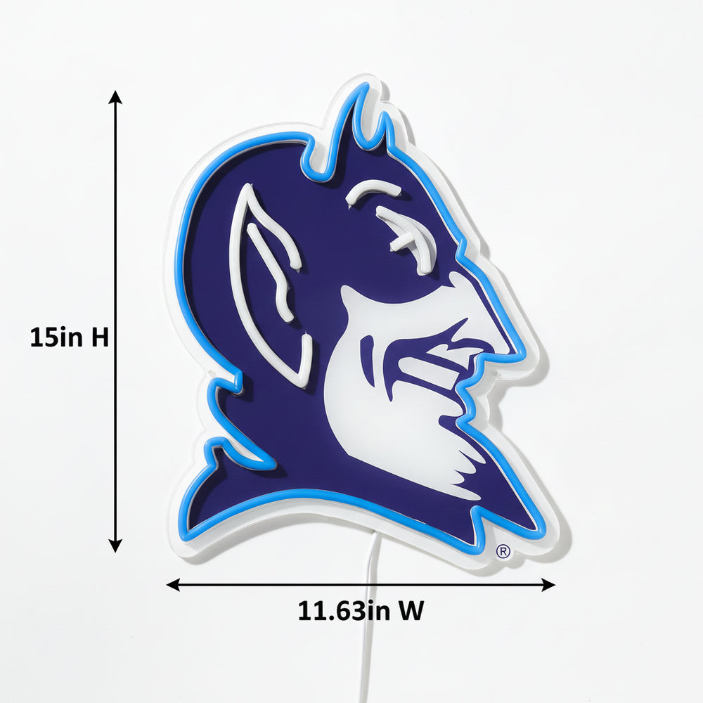 Duke Blue Devils LED Neon Sign - Saturday Neon