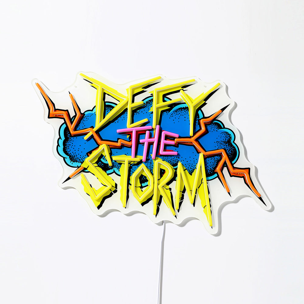 Fortnite Defy The Storm LED Neon Sign - Saturday Neon