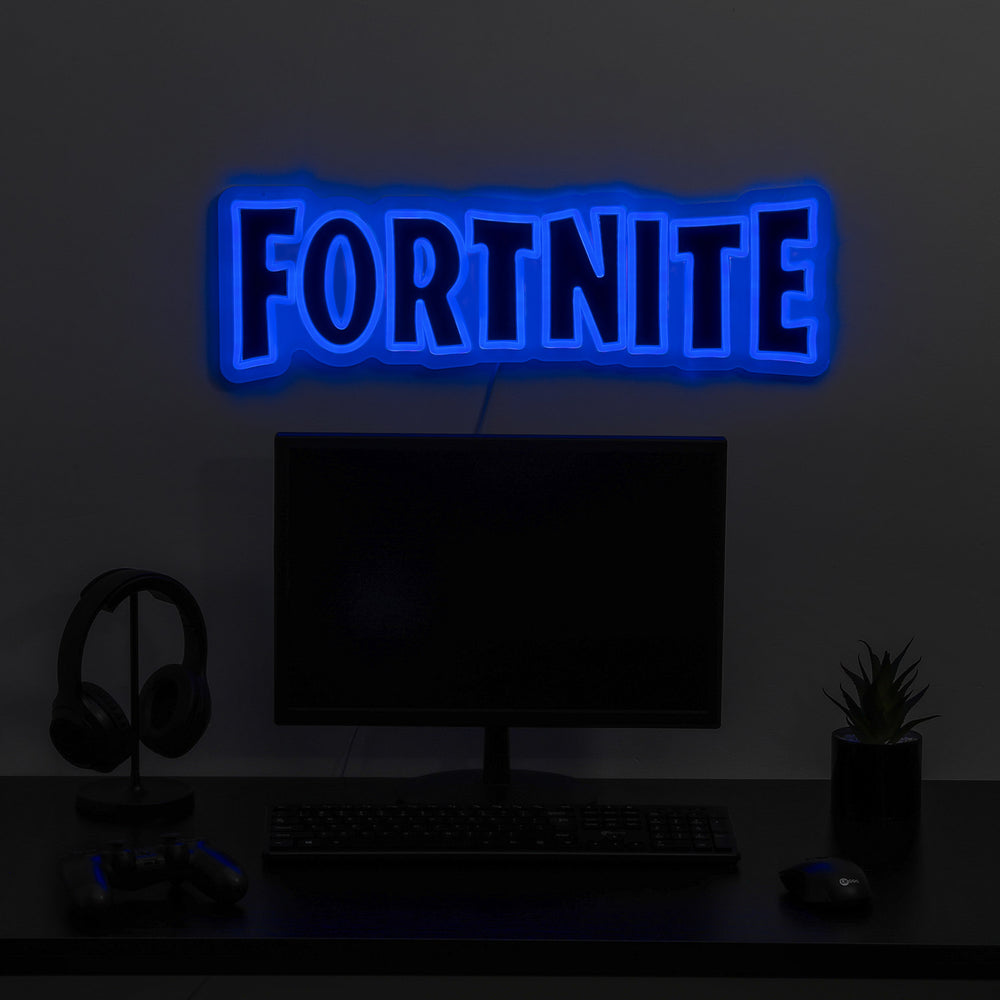 Fortnite Logo LED Neon Sign - Saturday Neon