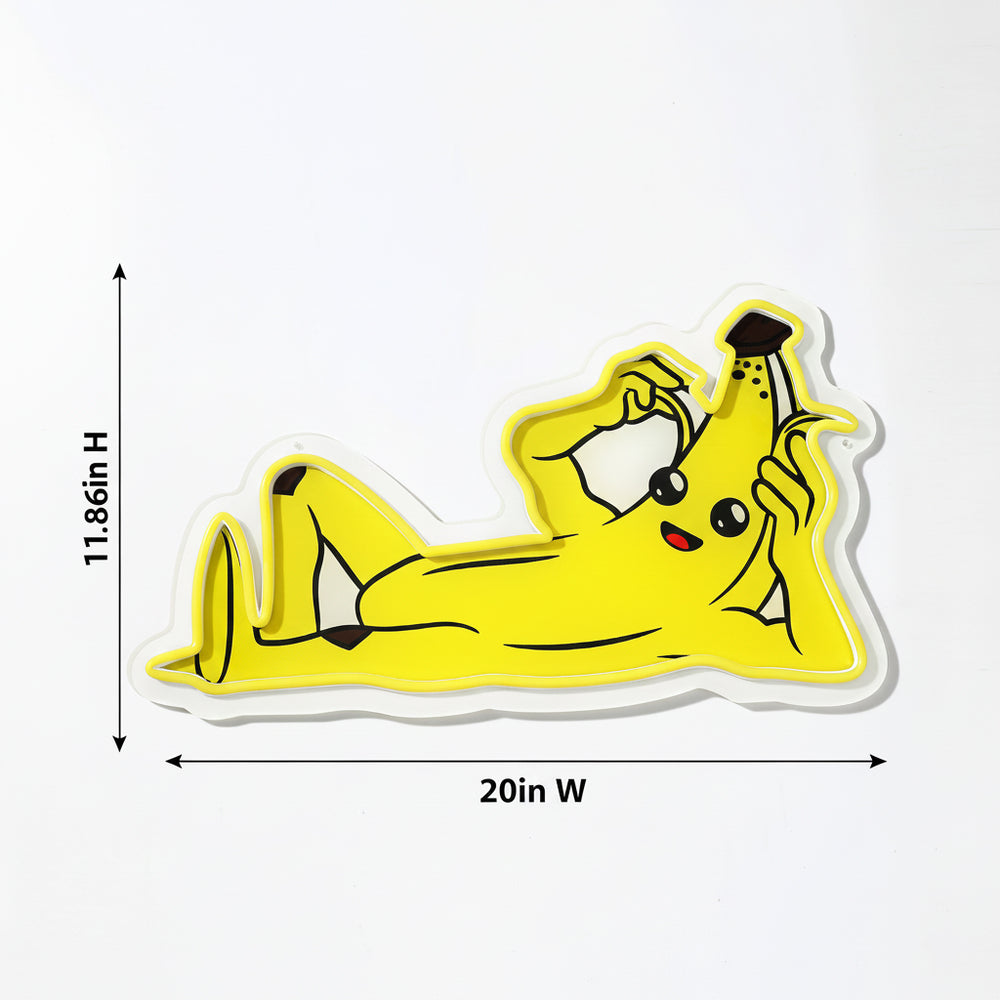 Fortnite Peely LED Neon Sign - Saturday Neon